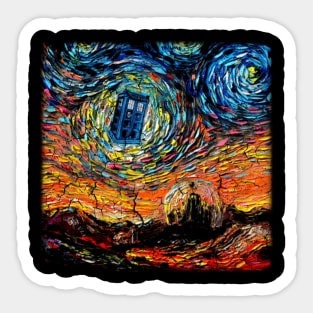 GALLIFREY VAN GOGH STYLE Sticker